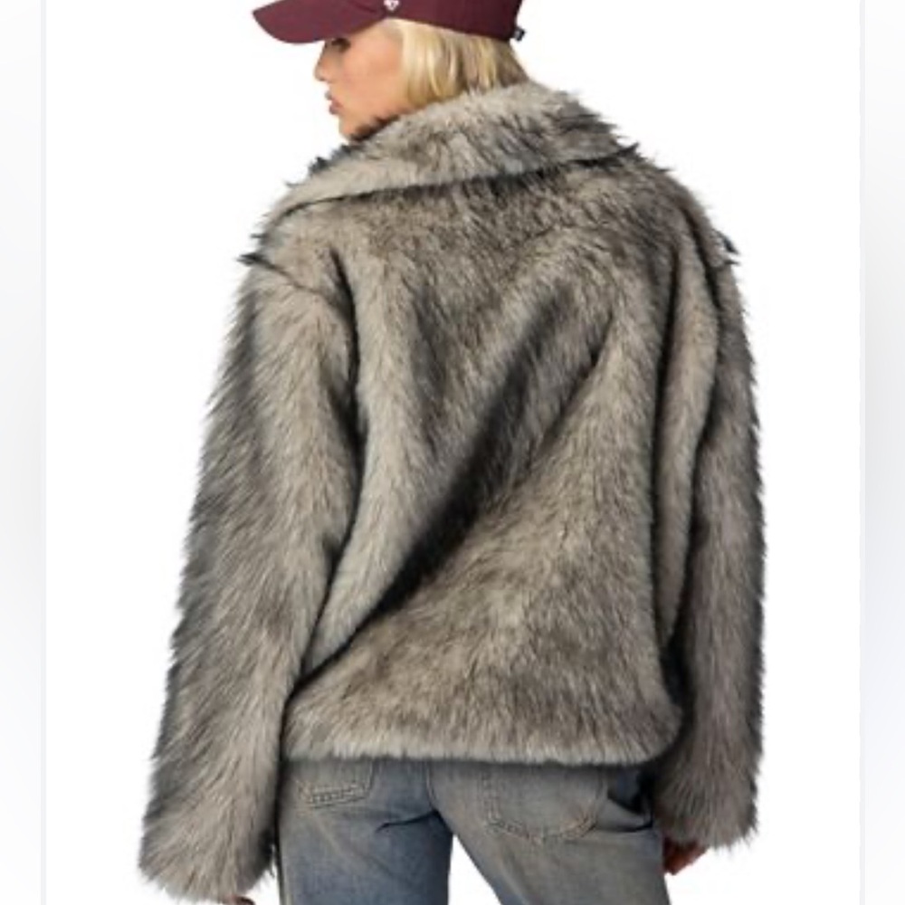Vince Lux Faux Fur Teddy Jacket- Mint Condition
